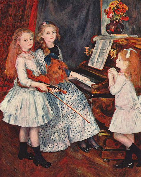 Pierre-Auguste Renoir Portrat der Tochter von Catulle-Mendes am Klavier